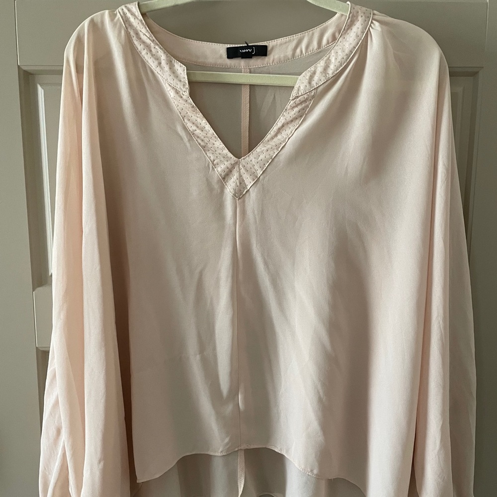 Very cute sheer blouse!